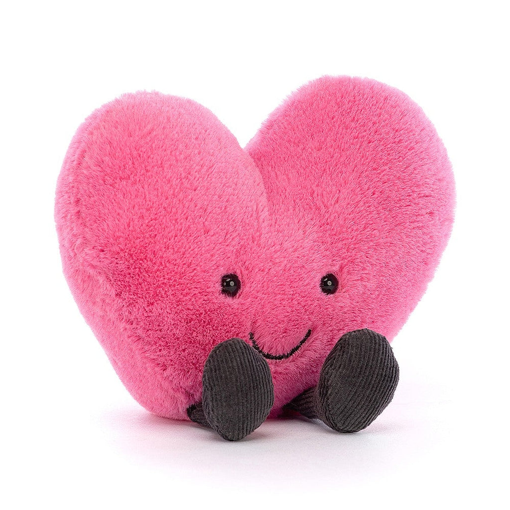 Hot Pink Heart by Jellycat-Nook & Cranny Gift Store-2019 National Gift Store Of The Year-Ireland-Gift Shop