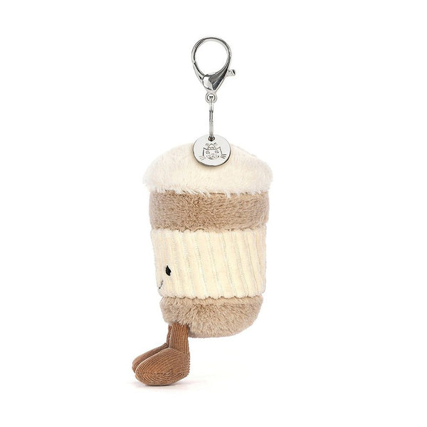 Amuseable Coffee To-Go Bag Charm by Jellycat-Nook & Cranny Gift Store-2019 National Gift Store Of The Year-Ireland-Gift Shop