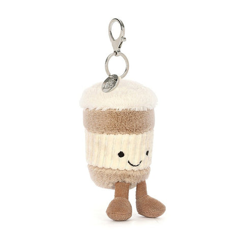 Amuseable Coffee To-Go Bag Charm by Jellycat