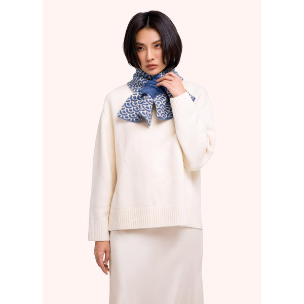 Agatha Scarf - Denim Mix (Option to add Agatha Hat)