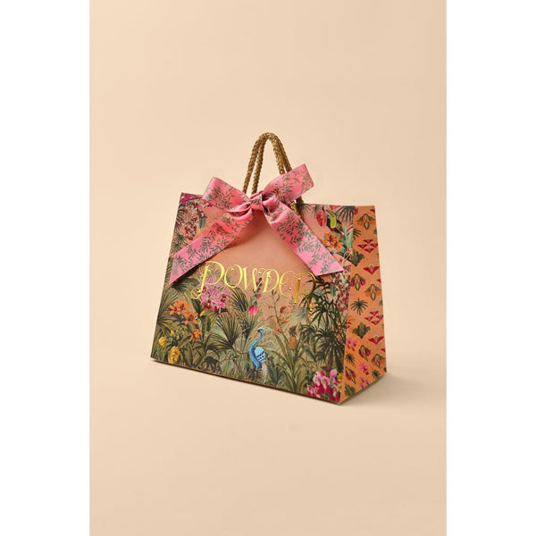 Velvet Zip Pouch - ' Hello Gorgeous' (Denim)-Nook & Cranny Gift Store-2019 National Gift Store Of The Year-Ireland-Gift Shop
