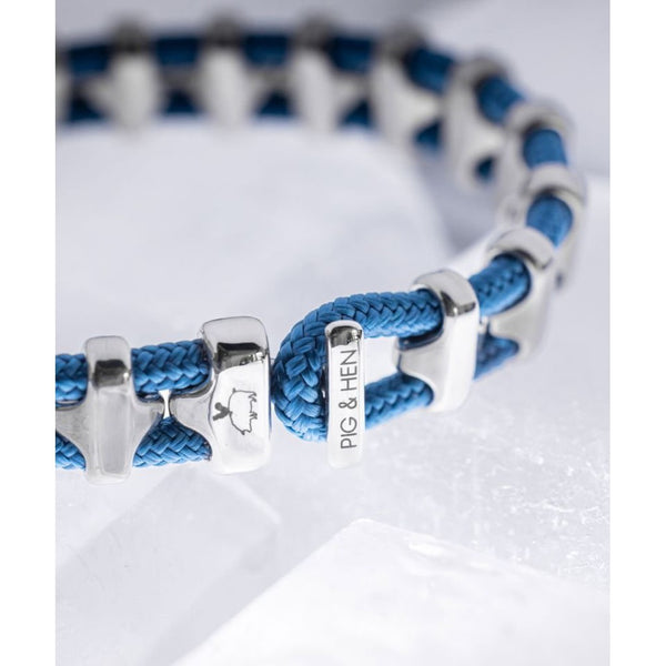 'Bold Bob' Bracelet - Ocean Blue/ Silver-Nook & Cranny Gift Store-2019 National Gift Store Of The Year-Ireland-Gift Shop