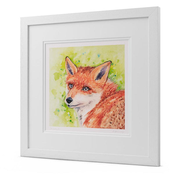 "Sionnach" Fox Watercolour Print by Breda Greaney-Nook & Cranny Gift Store-2019 National Gift Store Of The Year-Ireland-Gift Shop