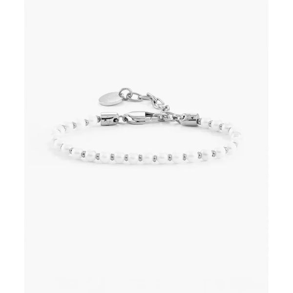 Brontide 4mm Pearl/Silver Bracelet-Nook & Cranny Gift Store-2019 National Gift Store Of The Year-Ireland-Gift Shop