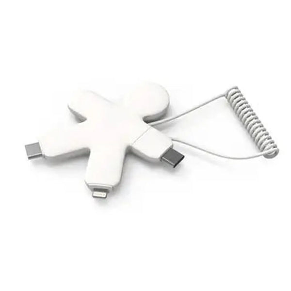 Buddy USB Eco Charger (Multi Connector Cable in white)
