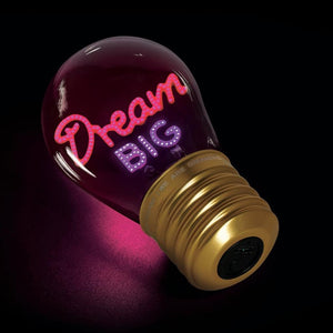 Dream Big - Lightbulb Shaped Table Lamp-Nook & Cranny Gift Store-2019 National Gift Store Of The Year-Ireland-Gift Shop
