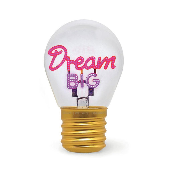 Dream Big - Lightbulb Shaped Table Lamp-Nook & Cranny Gift Store-2019 National Gift Store Of The Year-Ireland-Gift Shop