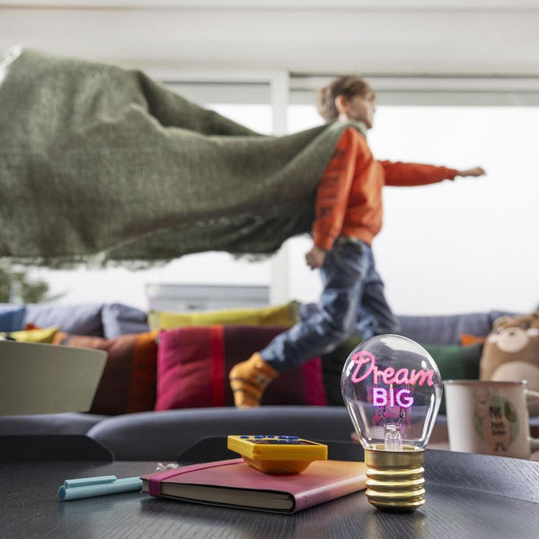 Dream Big - Lightbulb Shaped Table Lamp-Nook & Cranny Gift Store-2019 National Gift Store Of The Year-Ireland-Gift Shop