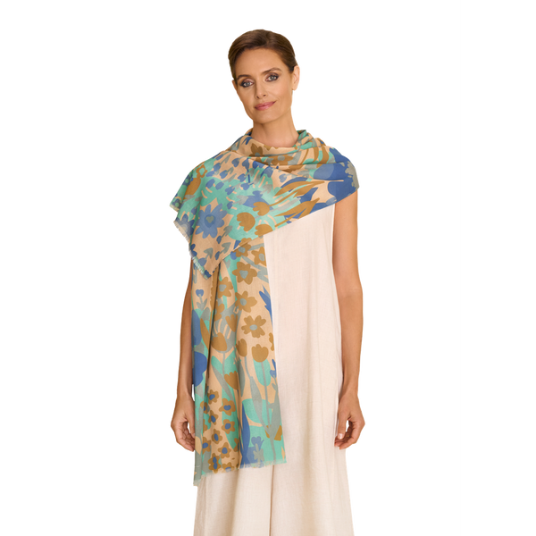 Cotton Scarf -Springtime Floral-Nook & Cranny Gift Store-2019 National Gift Store Of The Year-Ireland-Gift Shop