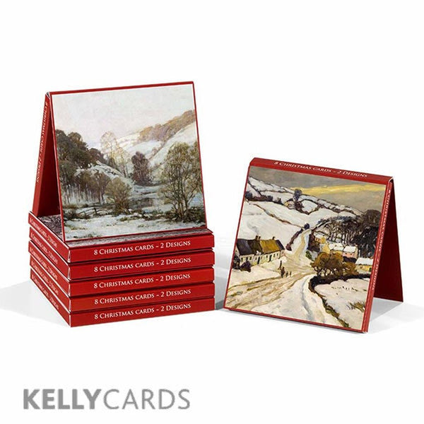 Winter Snow (Pack of 8) - Irish Made Christmas Cards-Nook & Cranny Gift Store-2019 National Gift Store Of The Year-Ireland-Gift Shop