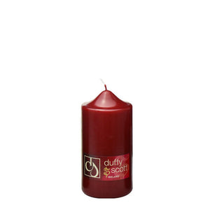 Pillar Candle - Claret (150 x 80mm)-Nook & Cranny Gift Store-2019 National Gift Store Of The Year-Ireland-Gift Shop