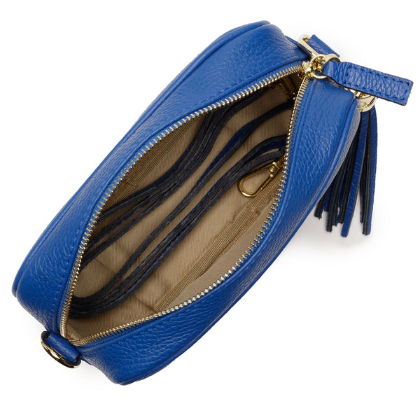 Elie Beaumont Cross Body Italian Leather Bag - (Cobalt Blue)-Nook & Cranny Gift Store-2019 National Gift Store Of The Year-Ireland-Gift Shop