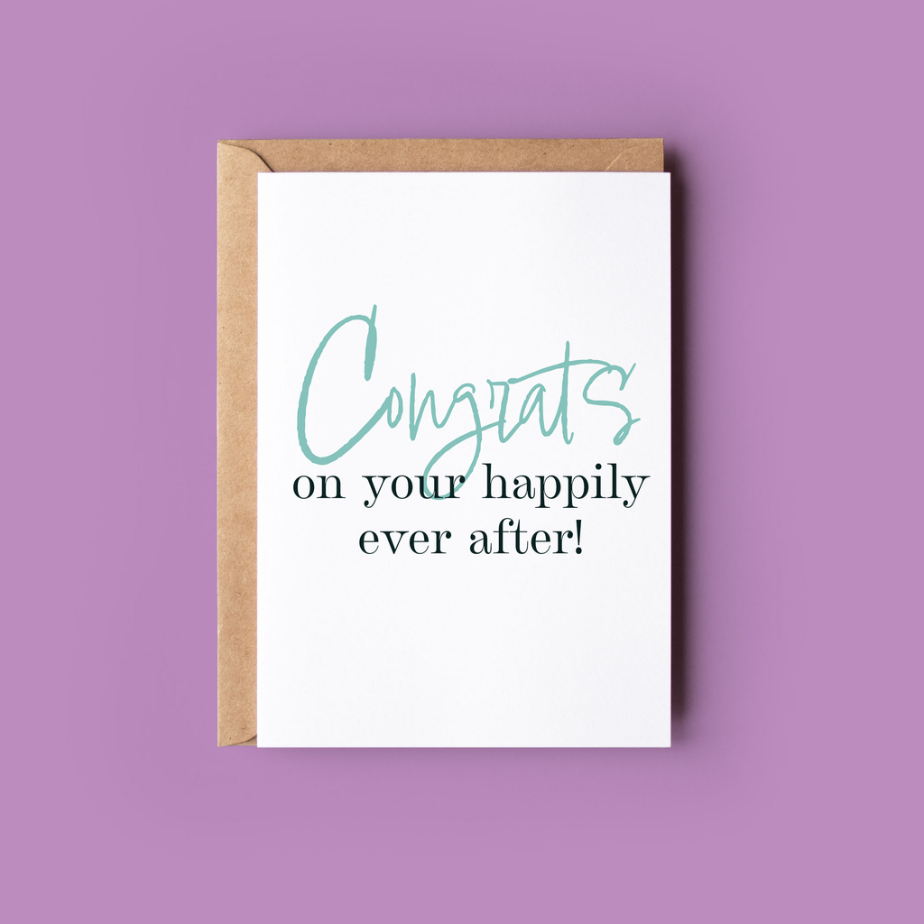 Congrats on your happily ever after...-Nook & Cranny Gift Store-2019 National Gift Store Of The Year-Ireland-Gift Shop