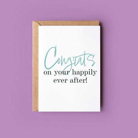 Congrats on your happily ever after...-Nook & Cranny Gift Store-2019 National Gift Store Of The Year-Ireland-Gift Shop