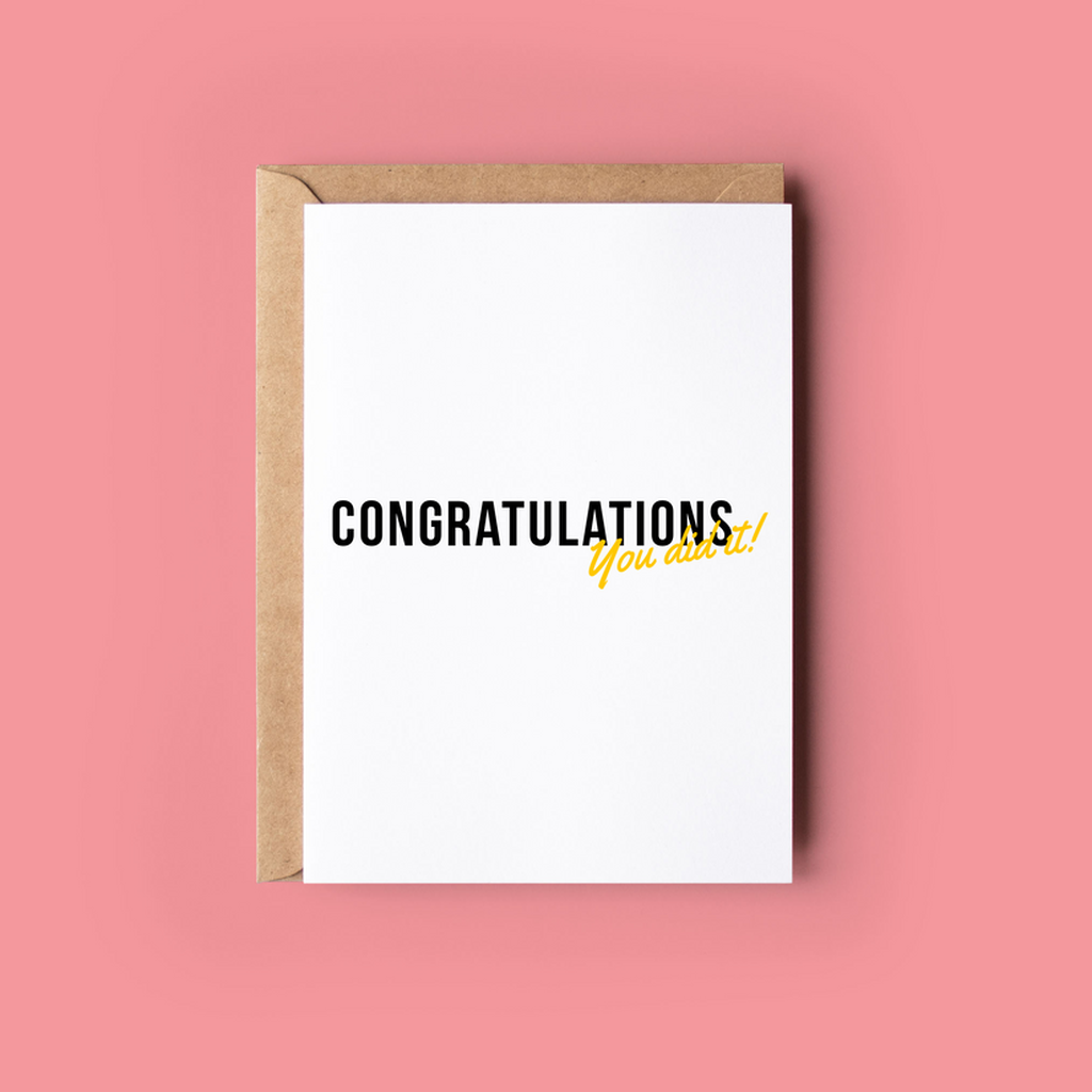 Congratulations... You did it!...-Nook & Cranny Gift Store-2019 National Gift Store Of The Year-Ireland-Gift Shop