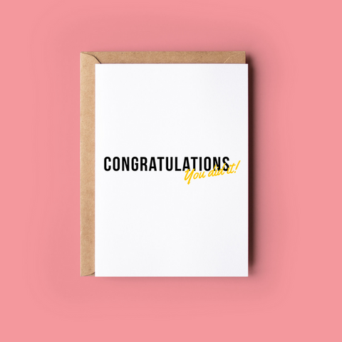 Congratulations... You did it!...-Nook & Cranny Gift Store-2019 National Gift Store Of The Year-Ireland-Gift Shop