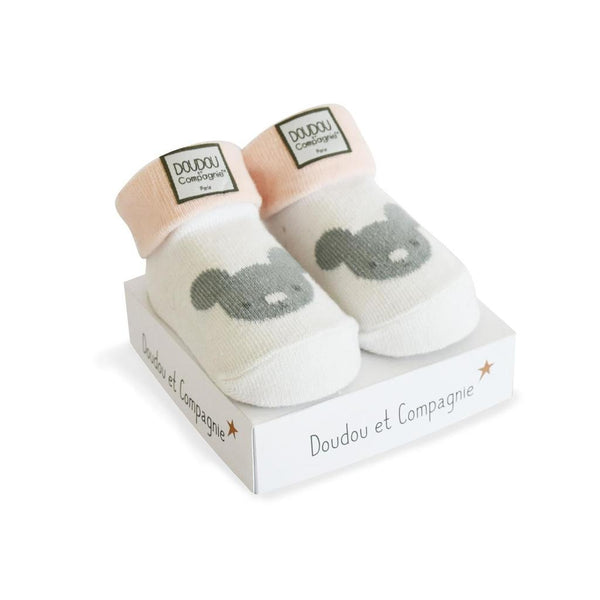 Soft Cotton Newborn Baby Socks - Assorted Styles in Pink-Nook & Cranny Gift Store-2019 National Gift Store Of The Year-Ireland-Gift Shop
