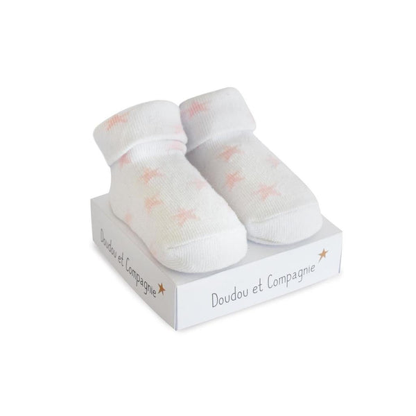 Soft Cotton Newborn Baby Socks - Assorted Styles in Pink-Nook & Cranny Gift Store-2019 National Gift Store Of The Year-Ireland-Gift Shop