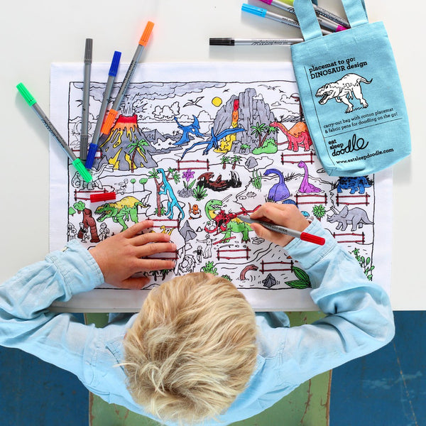 Your own Dinosaur Placemat To Colour In! ...-Nook & Cranny Gift Store-2019 National Gift Store Of The Year-Ireland-Gift Shop
