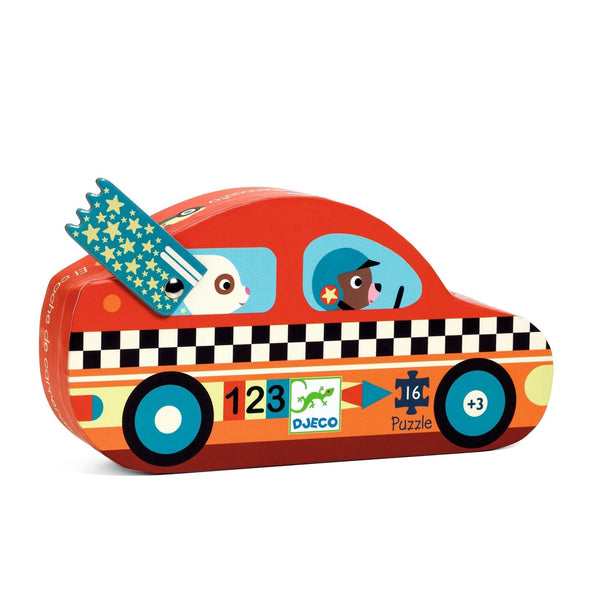 Silhouette puzzle - Race Cars 16pcs-Nook & Cranny Gift Store-2019 National Gift Store Of The Year-Ireland-Gift Shop