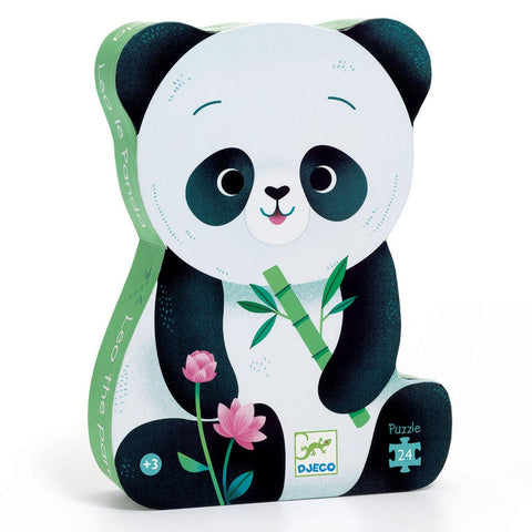 Silhouette puzzle - Leo the panda 24pcs-Nook & Cranny Gift Store-2019 National Gift Store Of The Year-Ireland-Gift Shop