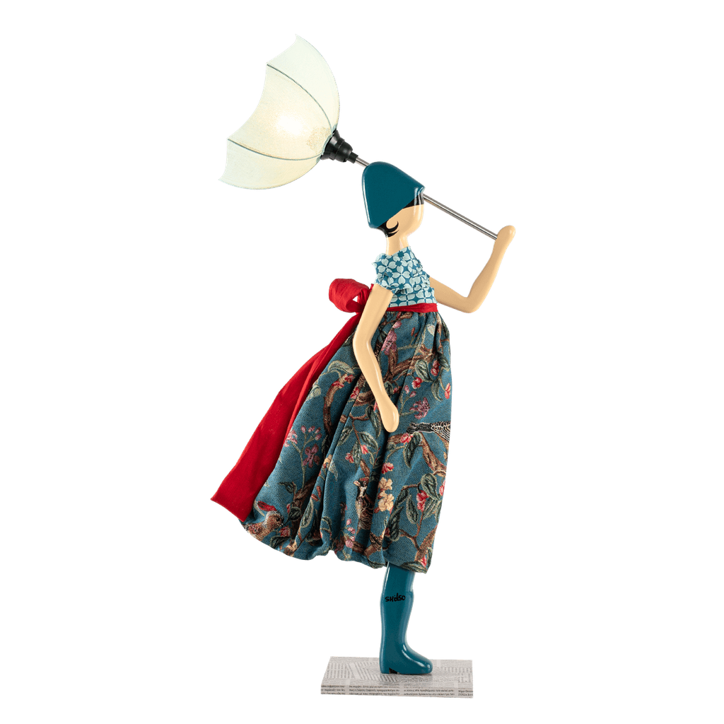 'Eilso' Lady in the wind Lamp-Nook & Cranny Gift Store-2019 National Gift Store Of The Year-Ireland-Gift Shop