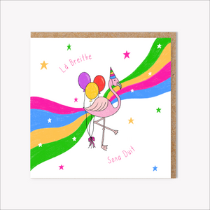 Flamingo Birthday... La Breithla Sona Duit!-Nook & Cranny Gift Store-2019 National Gift Store Of The Year-Ireland-Gift Shop