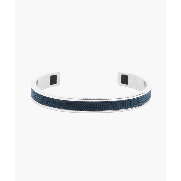 Navarch Bangle Bracelet - Navy / Silver-Nook & Cranny Gift Store-2019 National Gift Store Of The Year-Ireland-Gift Shop
