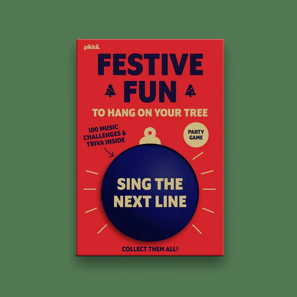 Festive Bauble - Sing the next line ...-Nook & Cranny Gift Store-2019 National Gift Store Of The Year-Ireland-Gift Shop