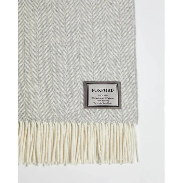 Foxford Cashmere & Lambswool Blanket - Clare Island (EXTRA LARGE)-Nook & Cranny Gift Store-2019 National Gift Store Of The Year-Ireland-Gift Shop