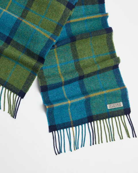 Foxford 100% Lambswool Scarf - Shannon check-Nook & Cranny Gift Store-2019 National Gift Store Of The Year-Ireland-Gift Shop