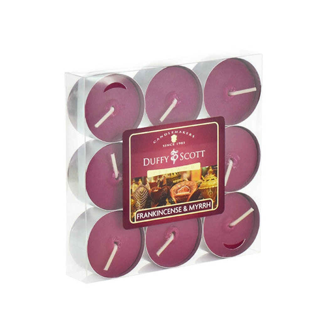 6hr Scented Tealights - Frankincense & Myrrh (Pack of 9)-Nook & Cranny Gift Store-2019 National Gift Store Of The Year-Ireland-Gift Shop