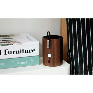 Drum Light Bluetooth Speaker - Walnut Wood-Nook & Cranny Gift Store-2019 National Gift Store Of The Year-Ireland-Gift Shop