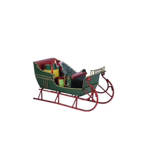 Metal Christmas Sleigh Decoration-Nook & Cranny Gift Store-2019 National Gift Store Of The Year-Ireland-Gift Shop