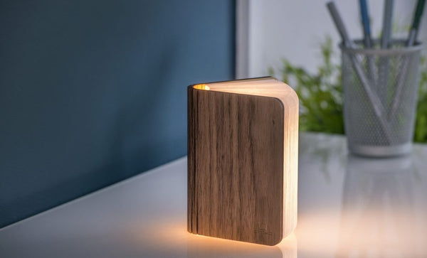 Smart Book Light - Mini Walnut-Nook & Cranny Gift Store-2019 National Gift Store Of The Year-Ireland-Gift Shop
