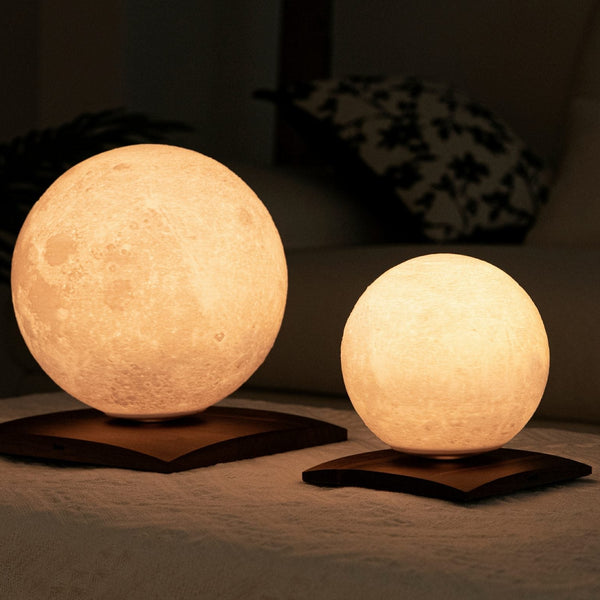Smart LunaSpin Lamp - Moon (Small or Large)