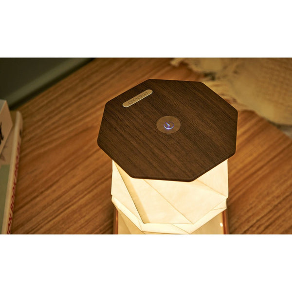 Twist Hexagon Lamp - Walnut-Nook & Cranny Gift Store-2019 National Gift Store Of The Year-Ireland-Gift Shop