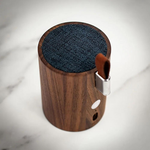 Drum Light Bluetooth Speaker - Walnut Wood-Nook & Cranny Gift Store-2019 National Gift Store Of The Year-Ireland-Gift Shop