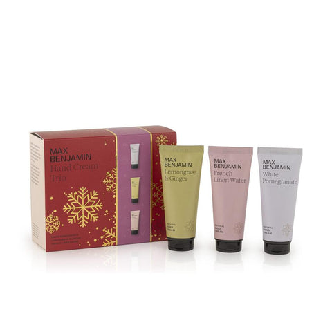 Max Benjamin - Hand Cream Trio Christmas Gift Set (3x75ml)-Nook & Cranny Gift Store-2019 National Gift Store Of The Year-Ireland-Gift Shop