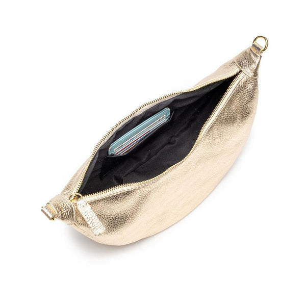 Elie Beaumont Italian Hobo Leather Bag - Gold-Nook & Cranny Gift Store-2019 National Gift Store Of The Year-Ireland-Gift Shop