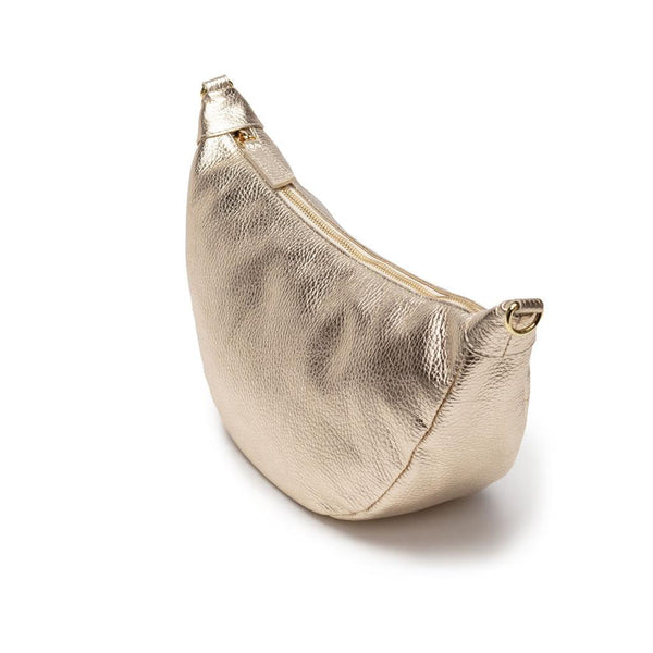 Elie Beaumont Italian Hobo Leather Bag - Gold-Nook & Cranny Gift Store-2019 National Gift Store Of The Year-Ireland-Gift Shop