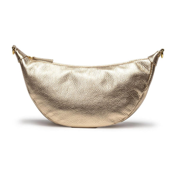 Elie Beaumont Italian Hobo Leather Bag - Gold-Nook & Cranny Gift Store-2019 National Gift Store Of The Year-Ireland-Gift Shop