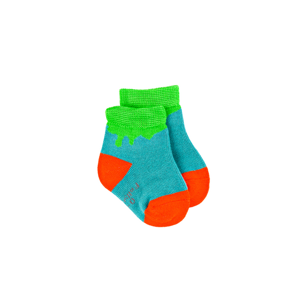 Bamboo Stripe Socks - Green Paint Spill-Nook & Cranny Gift Store-2019 National Gift Store Of The Year-Ireland-Gift Shop