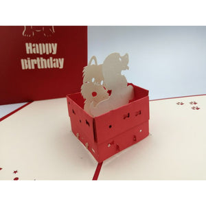 3D Pop up Card - Happy Birthday Dogs-Nook & Cranny Gift Store-2019 National Gift Store Of The Year-Ireland-Gift Shop