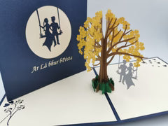 Ar La Bhur bPosta - Wedding Swing (pop up card)