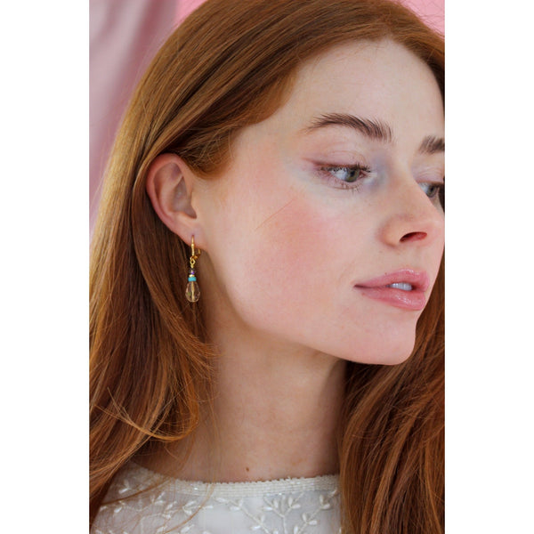 Wild Fire Small Drop Earrings-Nook & Cranny Gift Store-2019 National Gift Store Of The Year-Ireland-Gift Shop