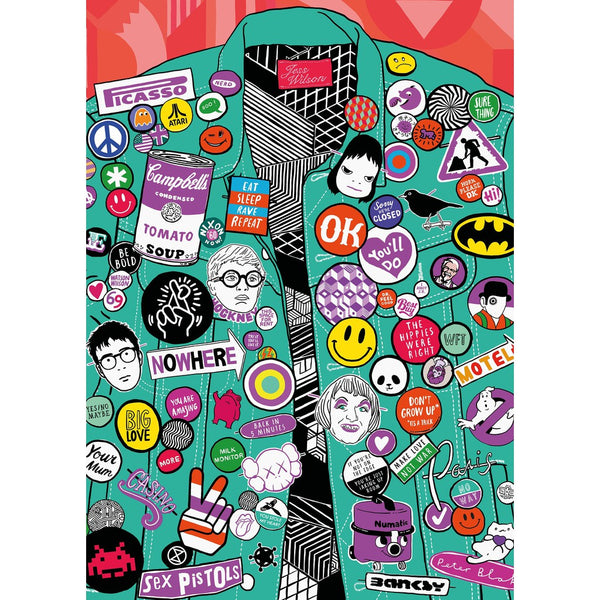 Pinned 1000 Piece Jigsaw Puzzle - Happily Puzzles-Nook & Cranny Gift Store-2019 National Gift Store Of The Year-Ireland-Gift Shop
