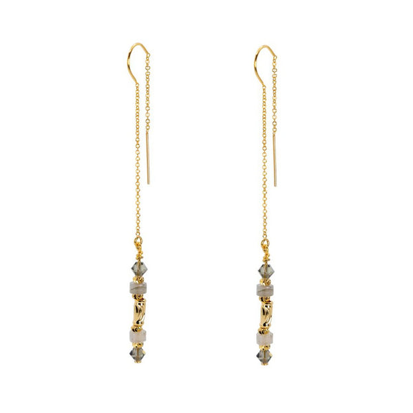Rhiannon Threader Earrings-Nook & Cranny Gift Store-2019 National Gift Store Of The Year-Ireland-Gift Shop