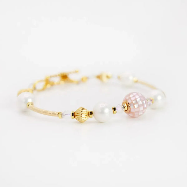 Aoibhianne Pink Linear Bracelet-Nook & Cranny Gift Store-2019 National Gift Store Of The Year-Ireland-Gift Shop