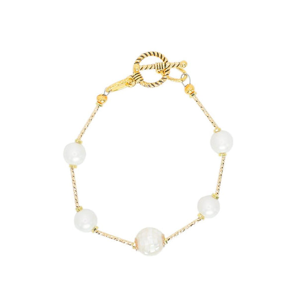 Aoibhianne White Evening Bracelet-Nook & Cranny Gift Store-2019 National Gift Store Of The Year-Ireland-Gift Shop